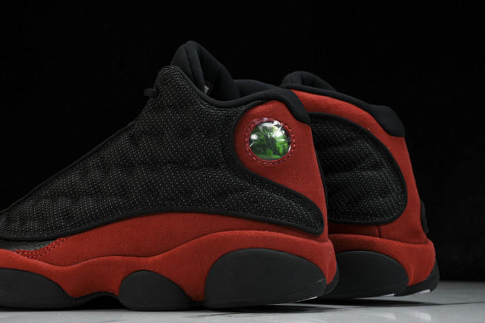 air jordan 13 retro“bred” black/ red mens 414571-004