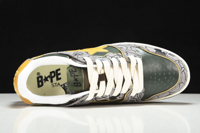 a bathing ape bape sta low copshoe bp-029