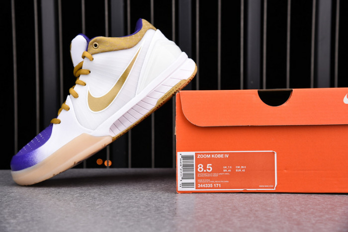 nike kobe 4 mlk gold - 344335-171