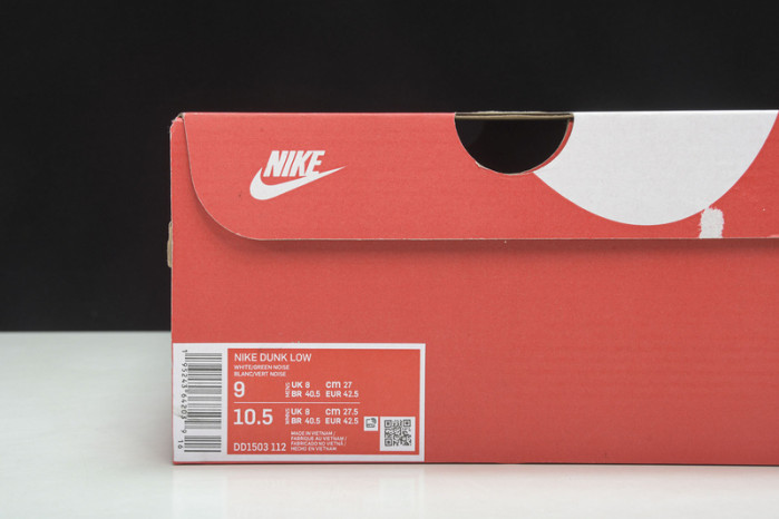 nike dunk low white green dd1503-112