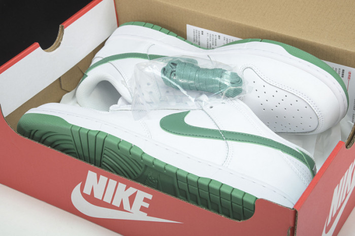 nike dunk low white green dd1503-112