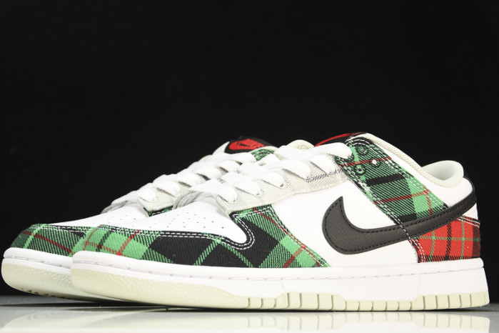 nike dunk low tartan plaid - dv0827-100