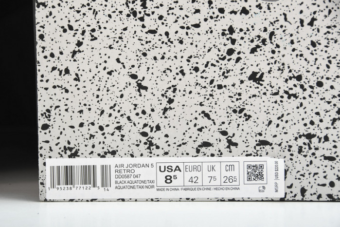 air jordan 5 "aqua" dd0587-047