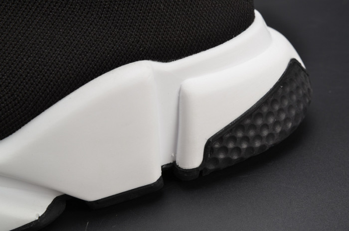 bl stretch mesh high top sneaker black white 454485 w05g0