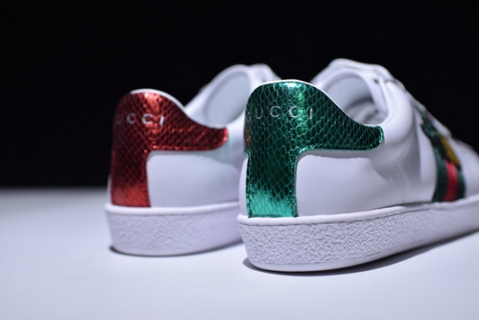 gc ace embroidered low-top sneaker with ladybird
