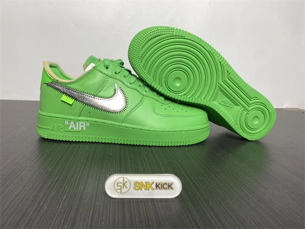 Nike Air Force 1 Low Off-White Light Green Spark Soft 5042